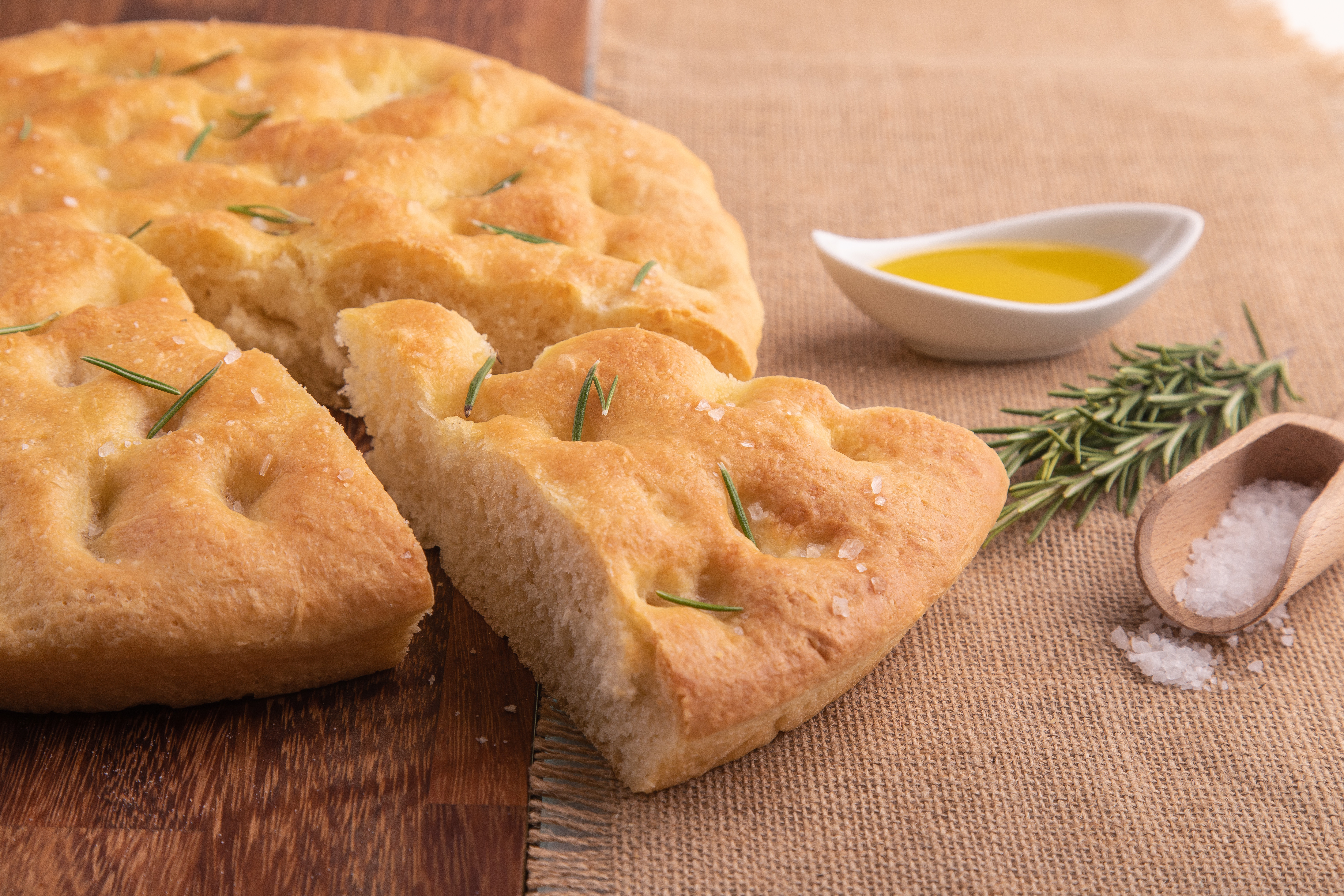 Focaccia con rosmarino