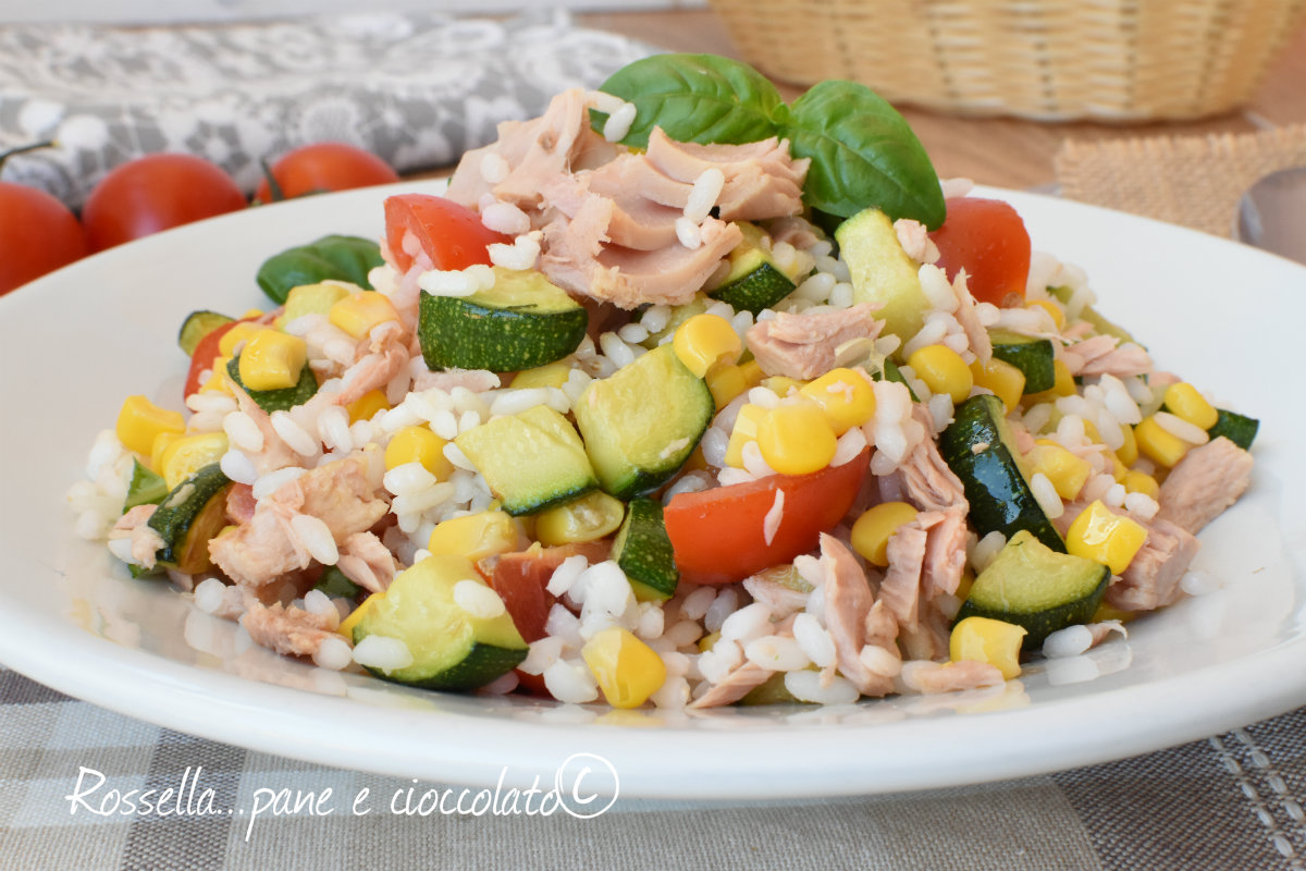 Insalata di riso e tonno