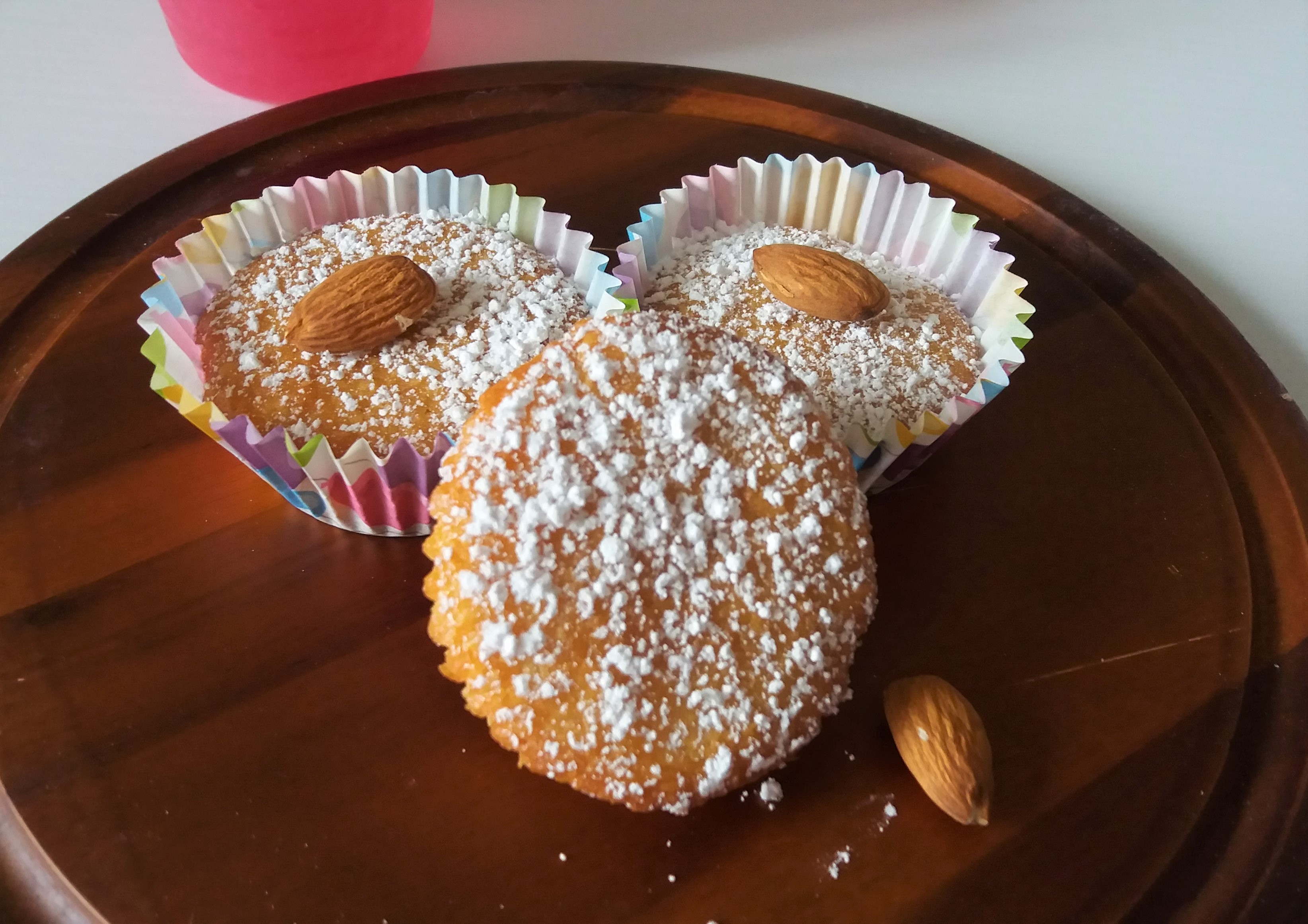 Muffin cocco e mandorle